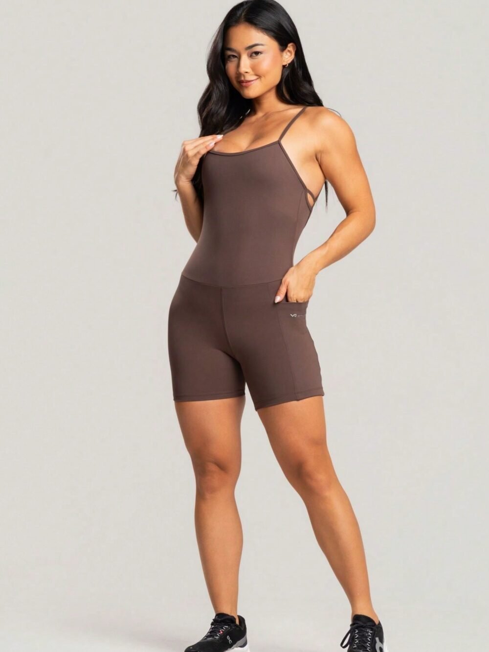 Macaquinho Com Bolso Chocolate